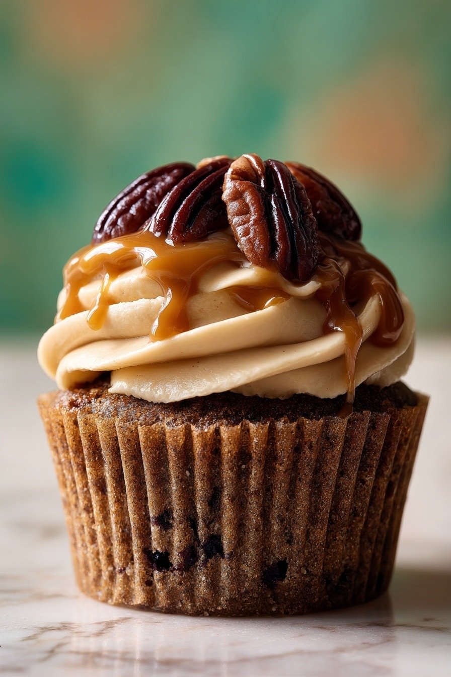 Pecan Pie Cupcakes Recipe - Article Image 2 — Pecan Pie Cupcakes, pecan cupcake recipe, easy pecan cupcakes, holiday dessert recipes, miniature pecan pies